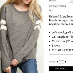 BM veena sweater