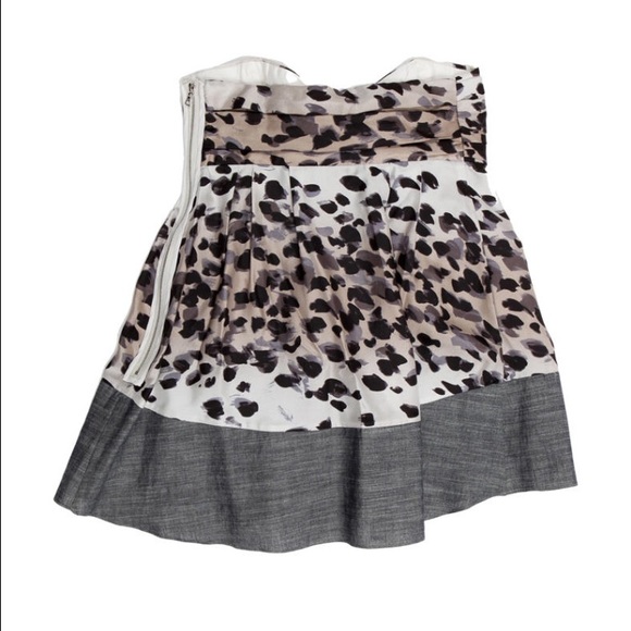 CHRIS BENZ SILK LEOPARD BOW TOP - Picture 2 of 4