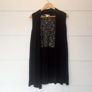 Coldwater Creek Black Lace Back Cover