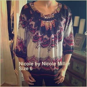 Nicole Miller dress top, Size 6 (small)