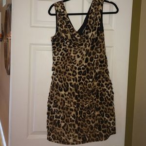 Express cheetah dress
