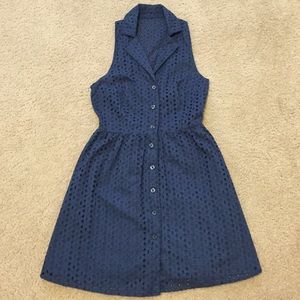 🚫SOLD🚫 Blue eyelet dress
