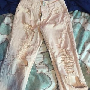 High waist jeans never worn too small size 00