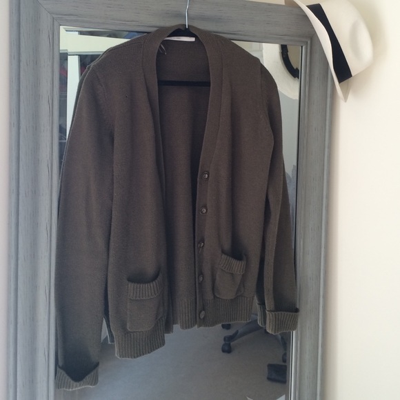 Zara knit button up cardigan