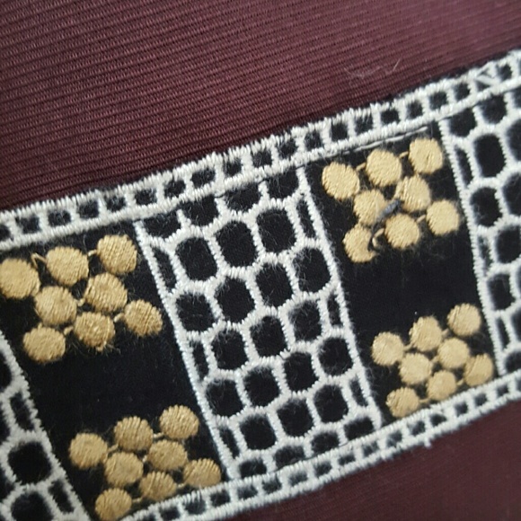 Anthro Embroidered Skirt - Picture 3 of 4