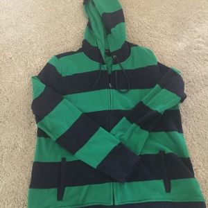 Talbots zip up hoodie