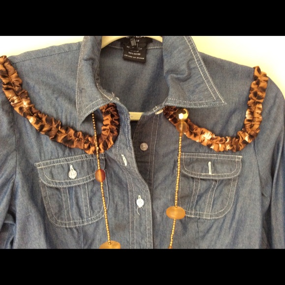 Neslay Paris Jean Blouse - Picture 3 of 4