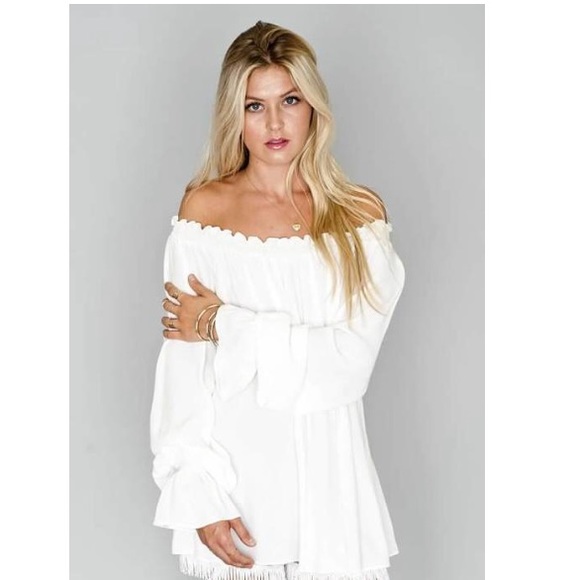 🔴SOLD🔴Show Me Your Mumu Maria Scrunch Top