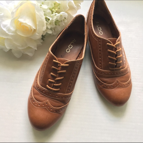 ALDO Shoes - Aldo // Lace-up Oxford Shoes - brown