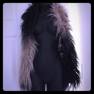 Faux Fur Shawl