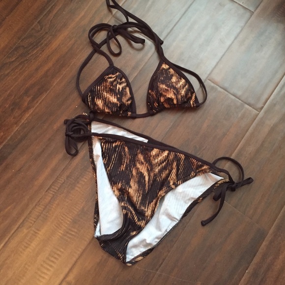 Mossimo brown bikini