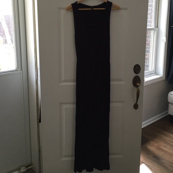 Navy maxi dress