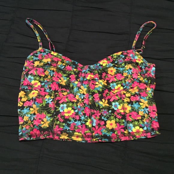 Floral crop top