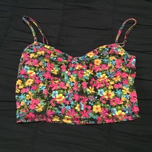 Floral crop top