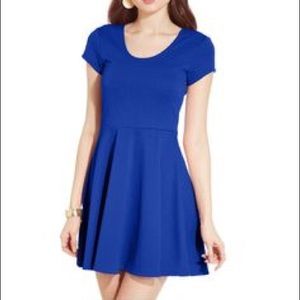 Short sleeve skater dress