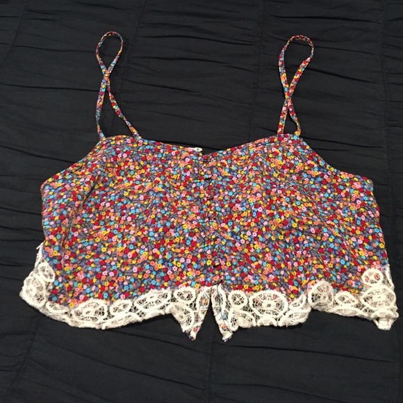 Floral crop top