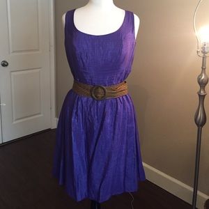 Nine West purple iridescent dress