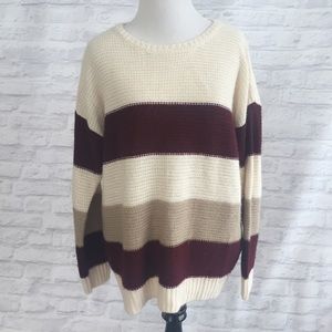 Chunky sweater!