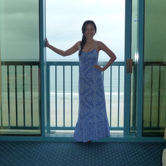 Bandana style maxi dress