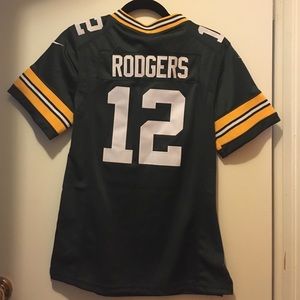Green Bay Packers Jersey ~ Women's Large~ stitched