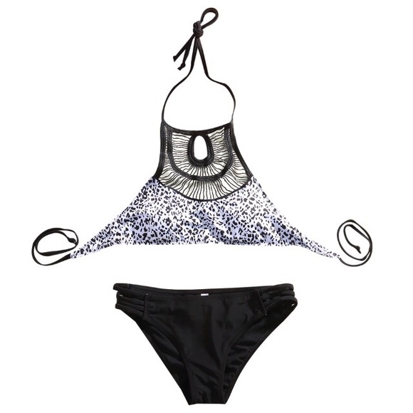 BRAND NEW Swimsuit Spaghetti Strap BIkiniBeachWear - Picture 3 of 4