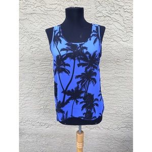 Women's Express Palm Tree Print Tank
