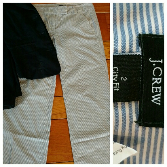 J. Crew Seersucker Pants