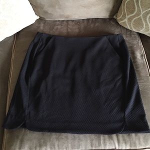 Black Pencil Skirt with Pockets
