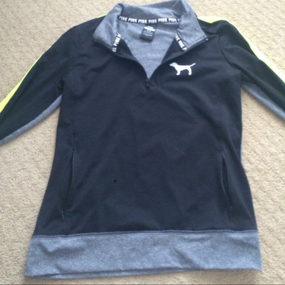 Pink brand athletic zip up!