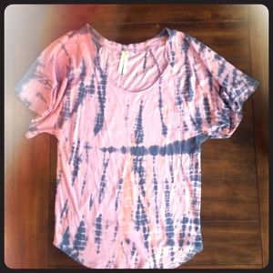 O'Neill Purple tie dye top