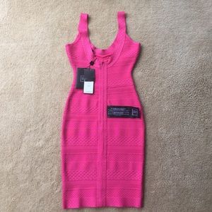 NWT Hot Pink Herve Leger