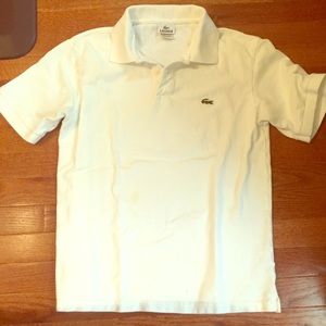 Mens Lacoste shirt - white