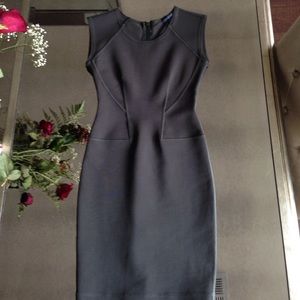 French connection olive green dress