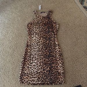 Leopard mini dress