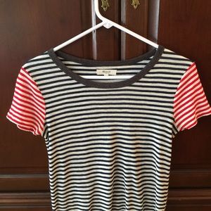 Madewell Stripped Tshirt Small