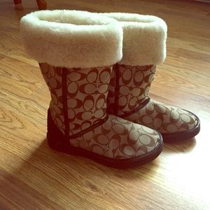 Coach winter boots.