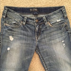 Silver Capri jeans size 31