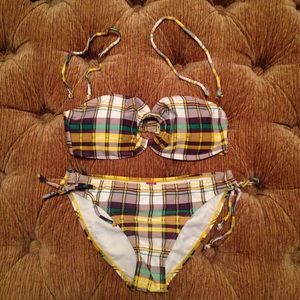 NWOT Plaid Bikini