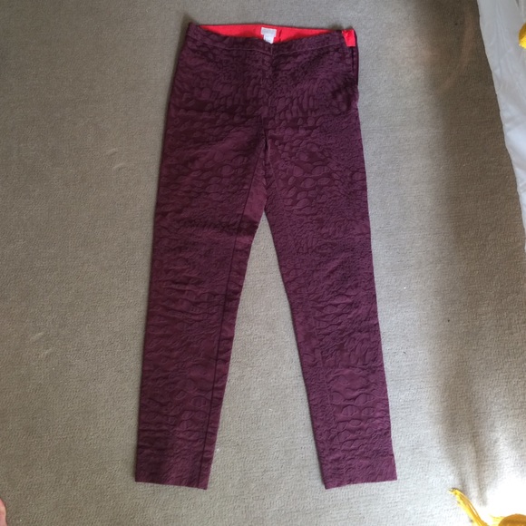 H&M burgundy slacks