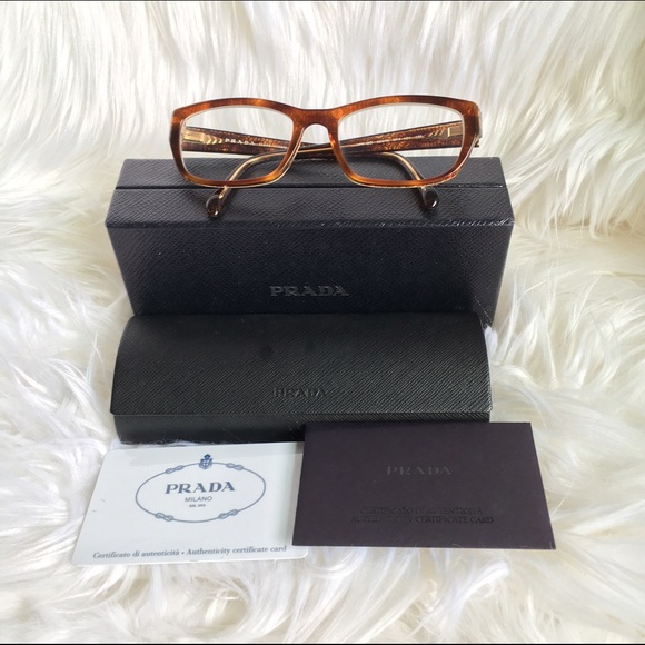 Authentic Prada 52018 eye glasses with box