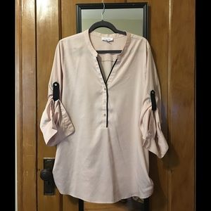 Calvin Klein blush blouse