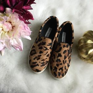 STEVE MADDEN PONY HAIR SNEAKERS