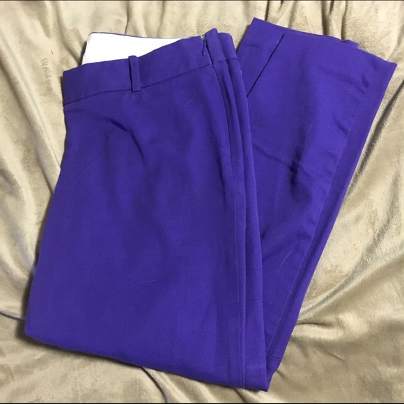 J. Crew purple pants size 10.