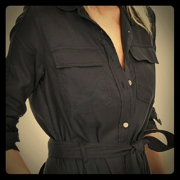 Burnt orange Shirt Dress