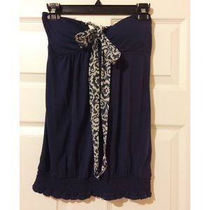 American Eagle Convertible Tube Top with Tie