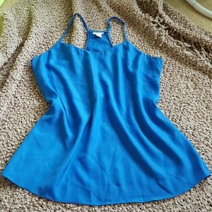 FIRM. Lightweight blue shell, racer back-reposh