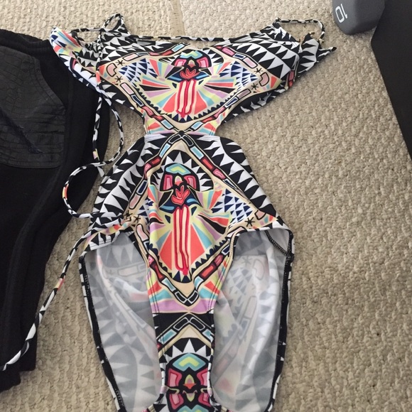 Sexy size medium monokini new vibrant