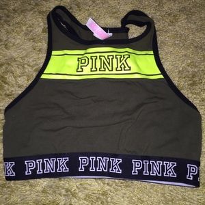 Pink Victoria's Secret sports bra