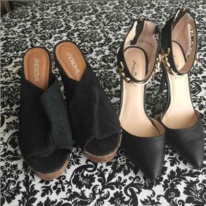 Clogs and formal shoes