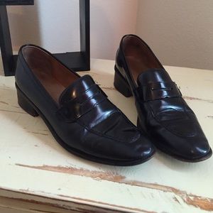 51% off Shoes - ASH    Juno black leather penny loafers platform 8 39 ...